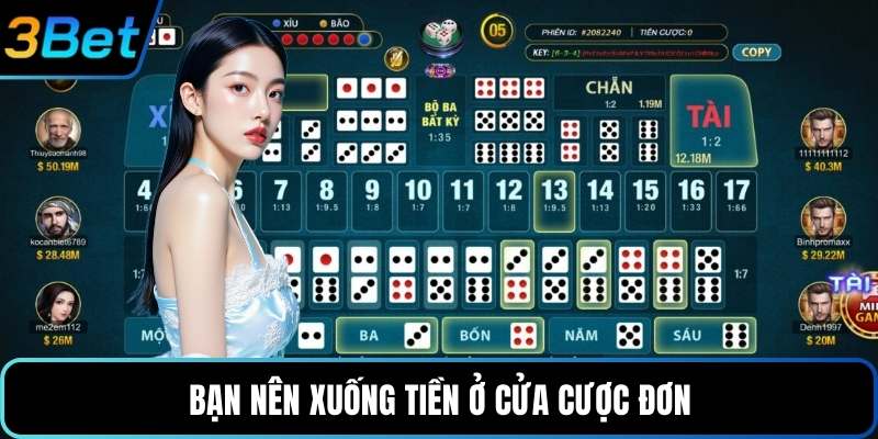 Bạn nên xuống tiền ở cửa cược đơn