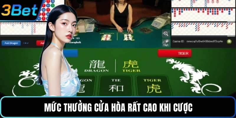 Mức thưởng cửa Hòa rất cao khi cược